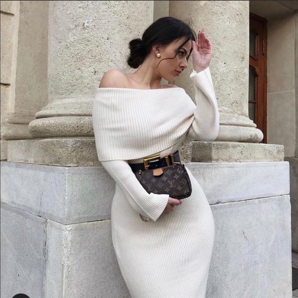 Zara Long Knit Dress - Picture 2 of 15